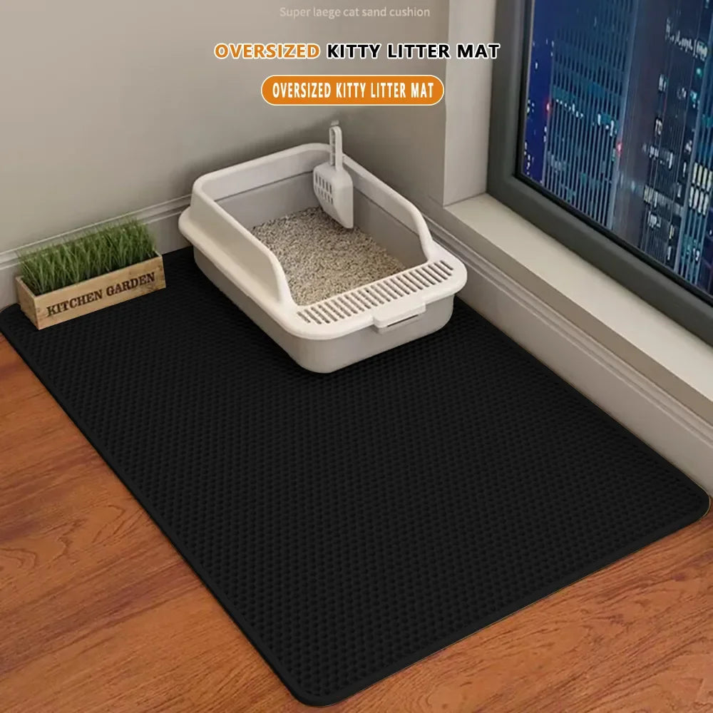 tapis piège litière pour chat